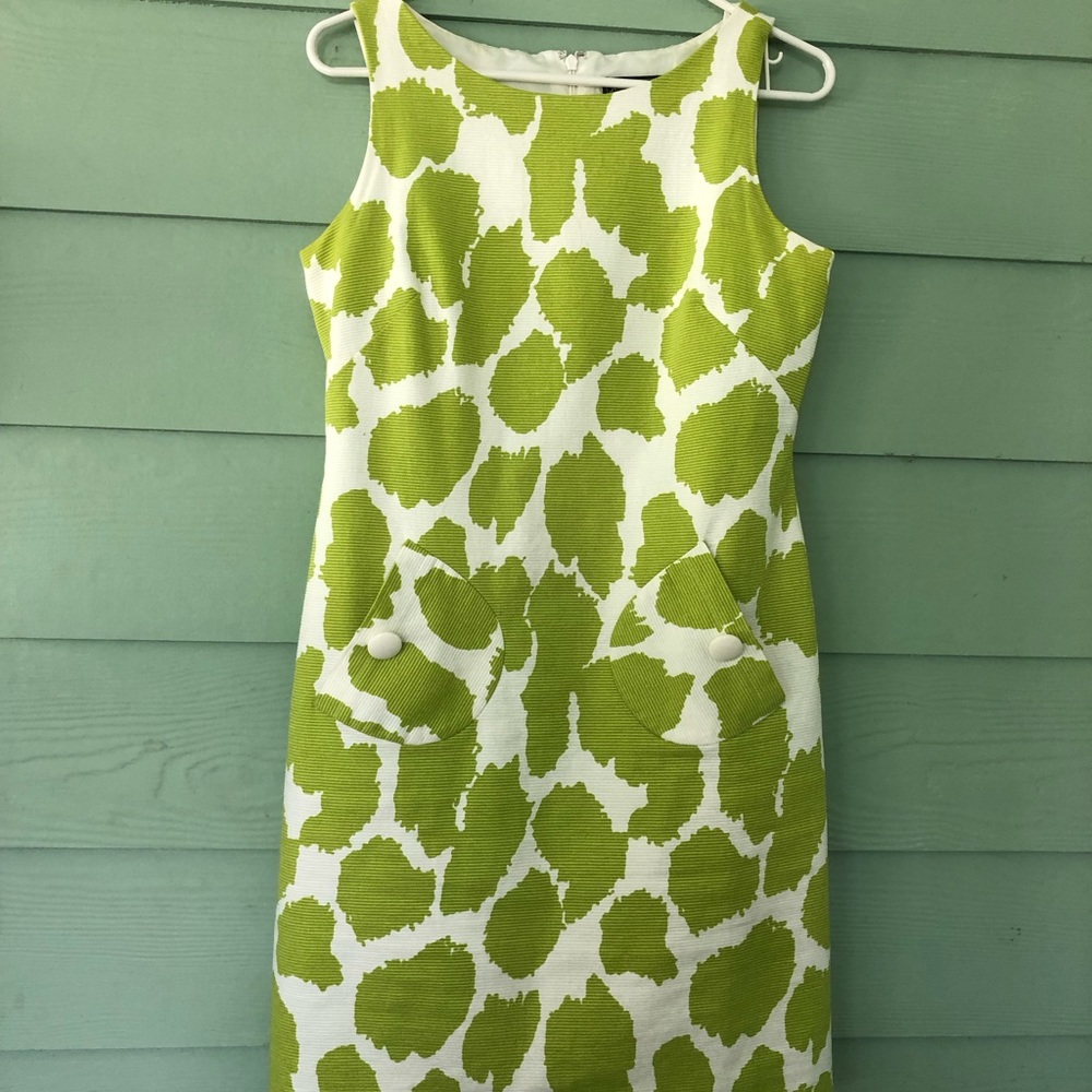 Sleeveless, print Jessica Howard dress.